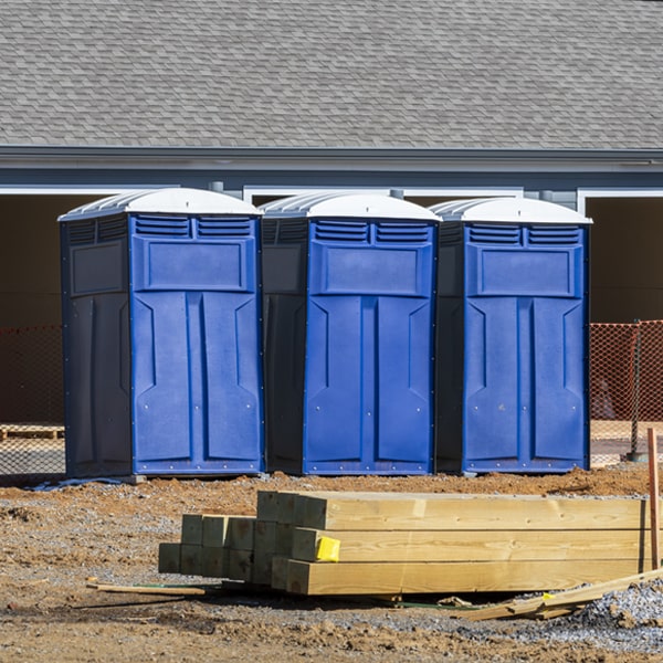 are there any restrictions on what items can be disposed of in the portable toilets in Wood Lake MN